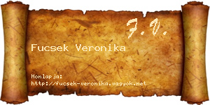 Fucsek Veronika névjegykártya